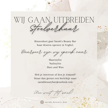 Sarah's Beauty Bar, Veghel